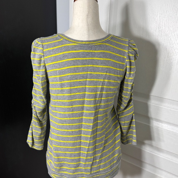 Anthopologie 3/4 Sleeve Stripe Sweatshirt - M - Picture 4 of 4